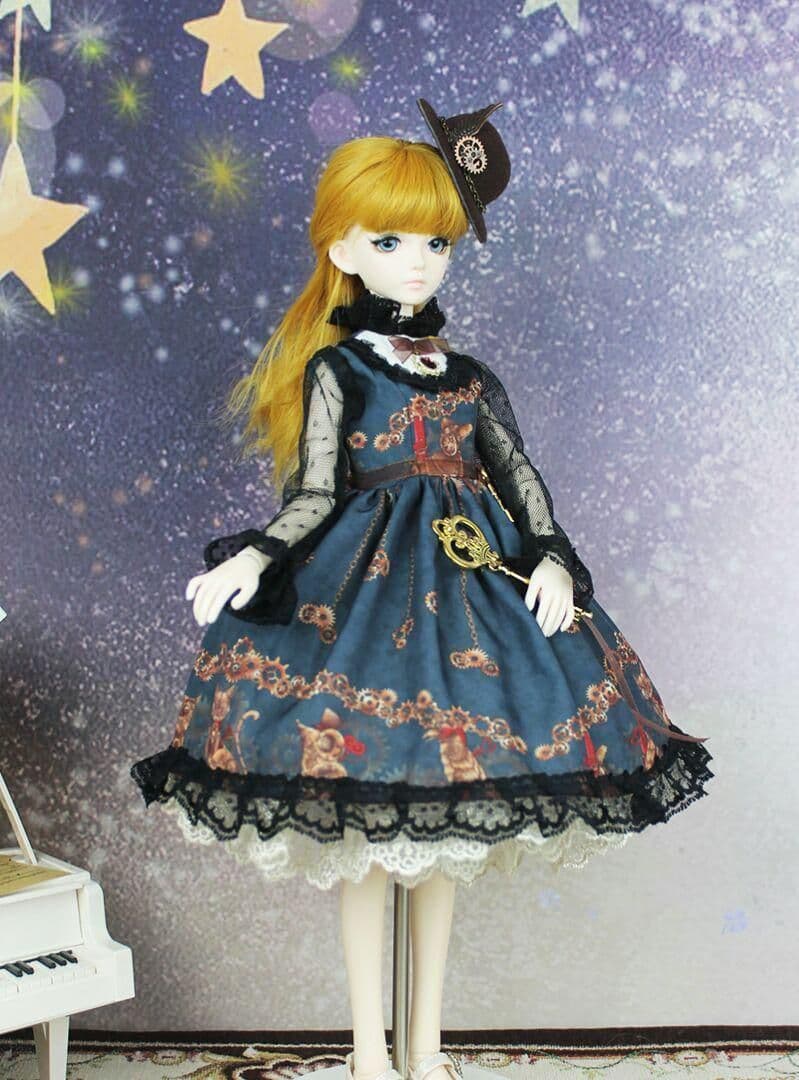 E01 bjd 1/3 ドール 衣装 ワンピース 球体関節人形 ハンドメイド