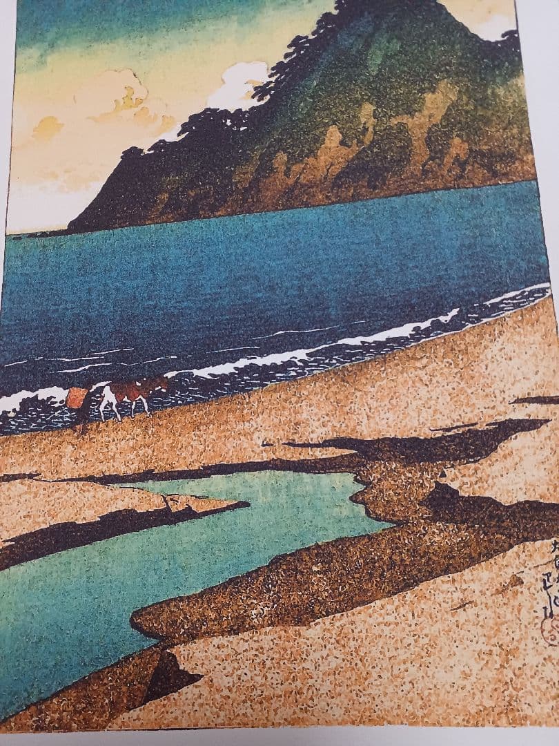 古画で巡る千葉の旅　第1編　工芸　版画　　厚手和紙A4サイズ8葉