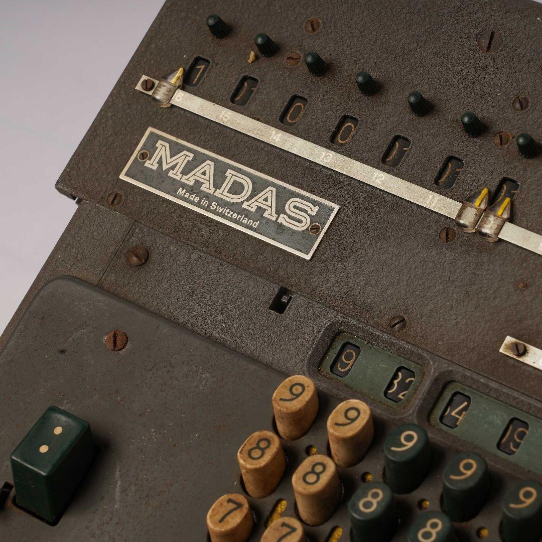 【希少品】MADAS 16LVG 電動機械式計算機 スイス製