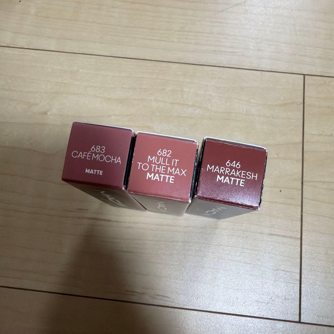 MAC 口紅 3色セット マット仕上げ
