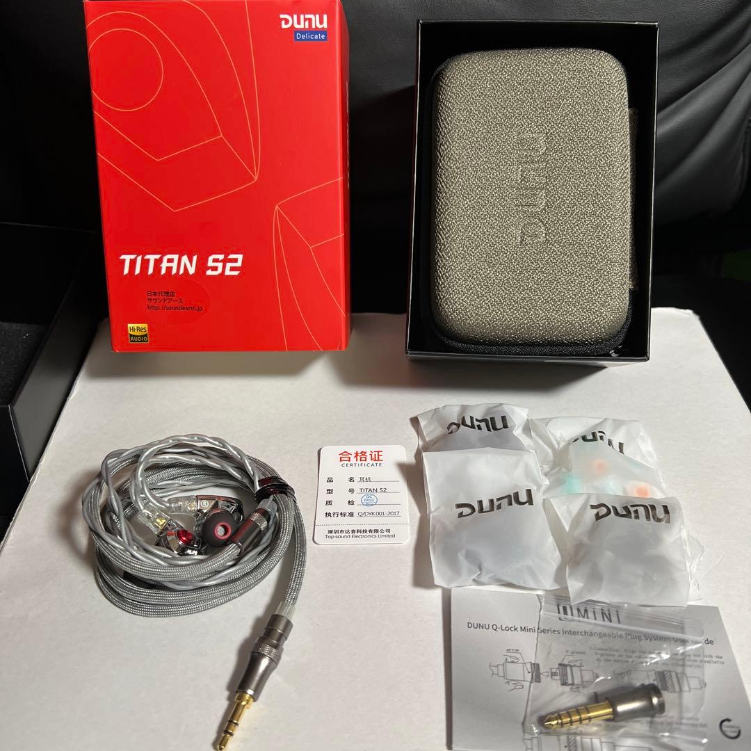 美品　DUNU TITAN S2 イヤホン3.5m 4.4m 12650円