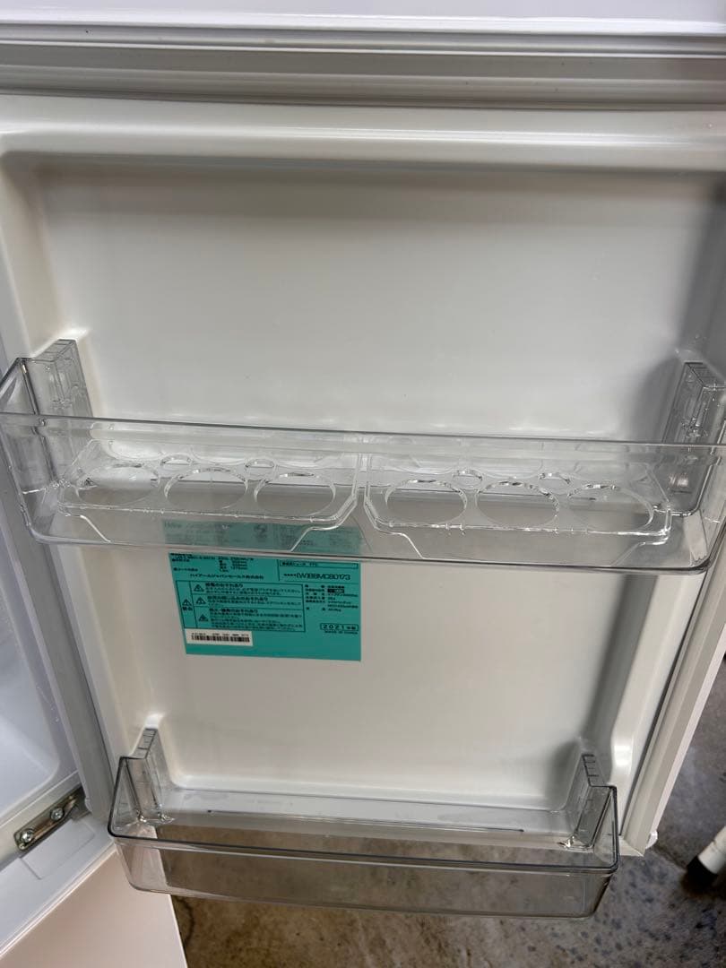 Haier JR-NF148B 2021年製　冷蔵庫　ホワイト