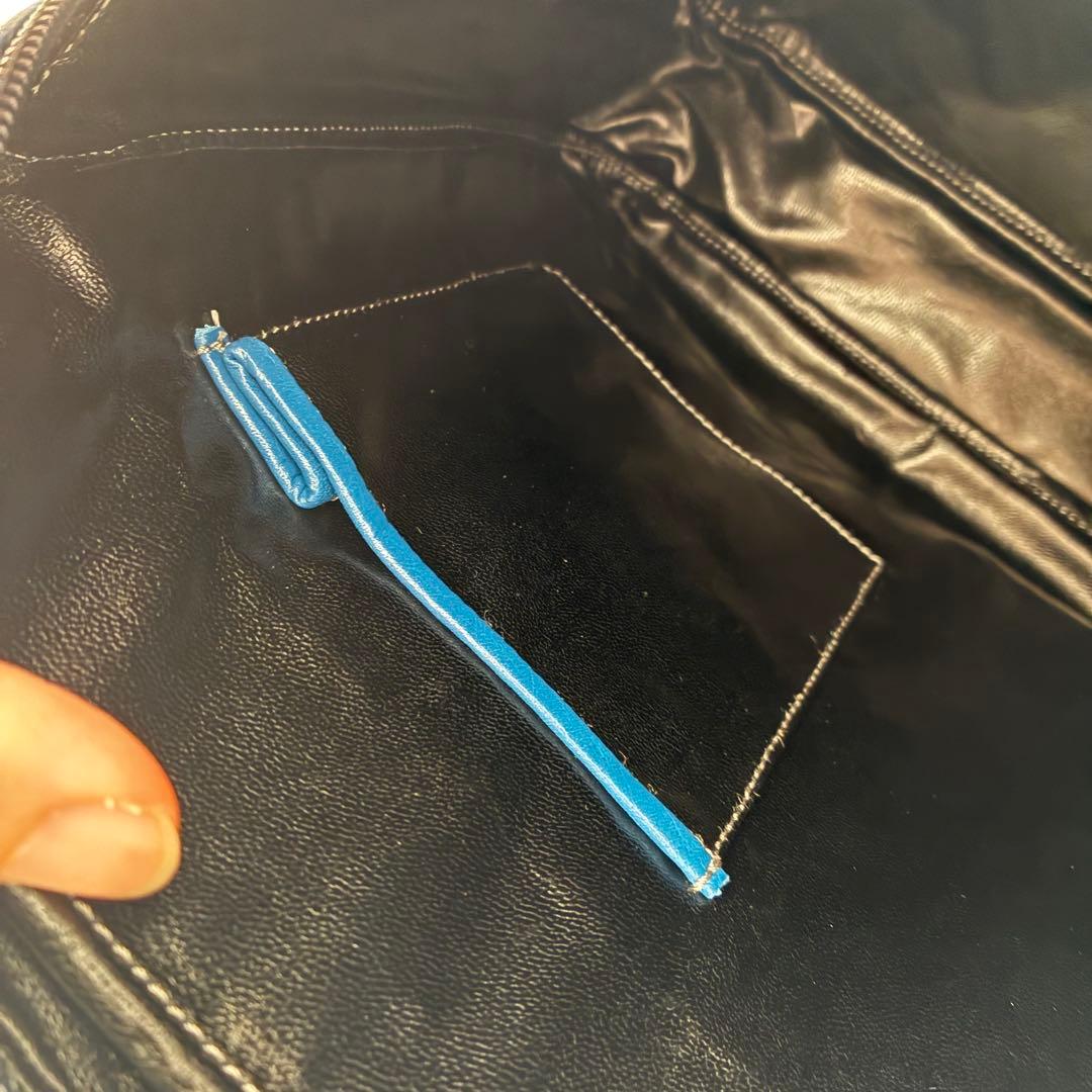 ハンドメイド ニードルポイント レザーバッグ