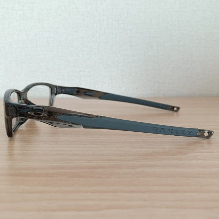 【未使用品】OAKLEY クロスリンク 交換用テンプルキット付き グレークリア調