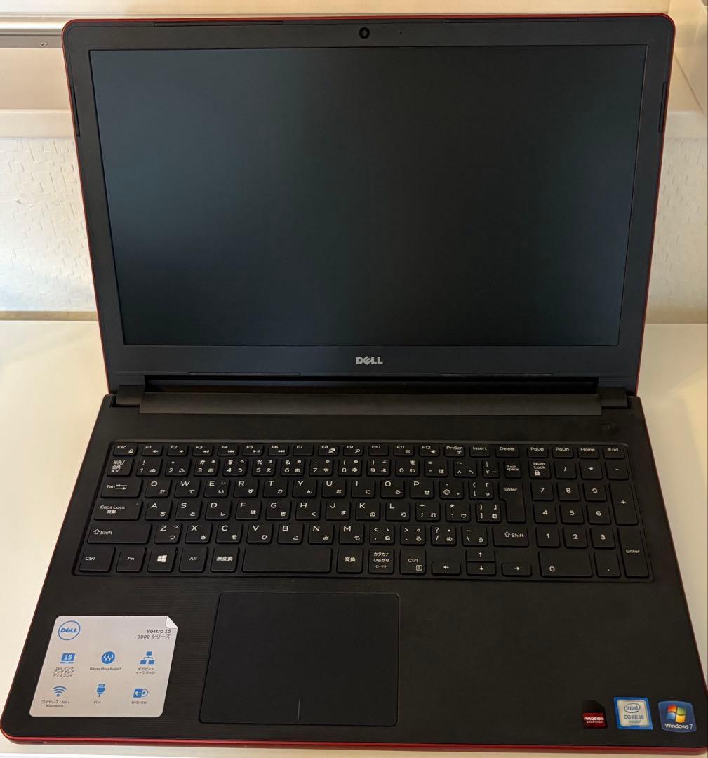 DELL Vostro 3559 15インチ ノートPC赤　(HDDなし) ￼