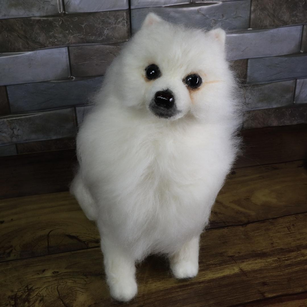 羊毛フェルト　Yrmm様確認用　ポメラニアン　犬　ハンドメイド　オーダー