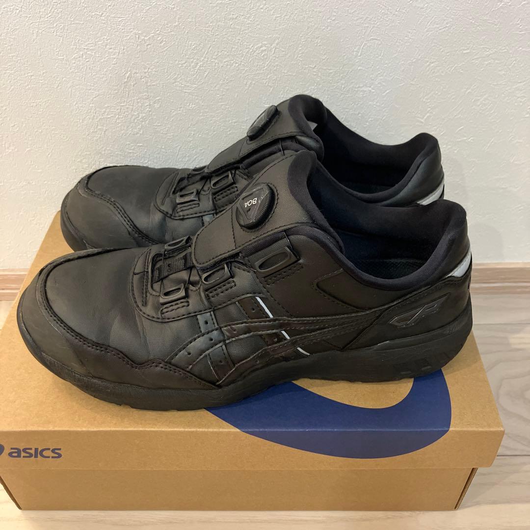 アシックス　安全靴　CP306BOA　 ブラック×ブラック　美品
