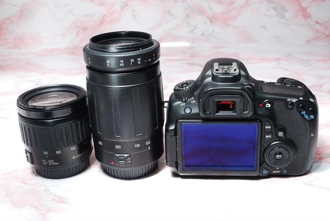 ✨️Canon EOS 60D✨標準＋望遠Wレンズ 高画質 本格撮影 すぐ使える