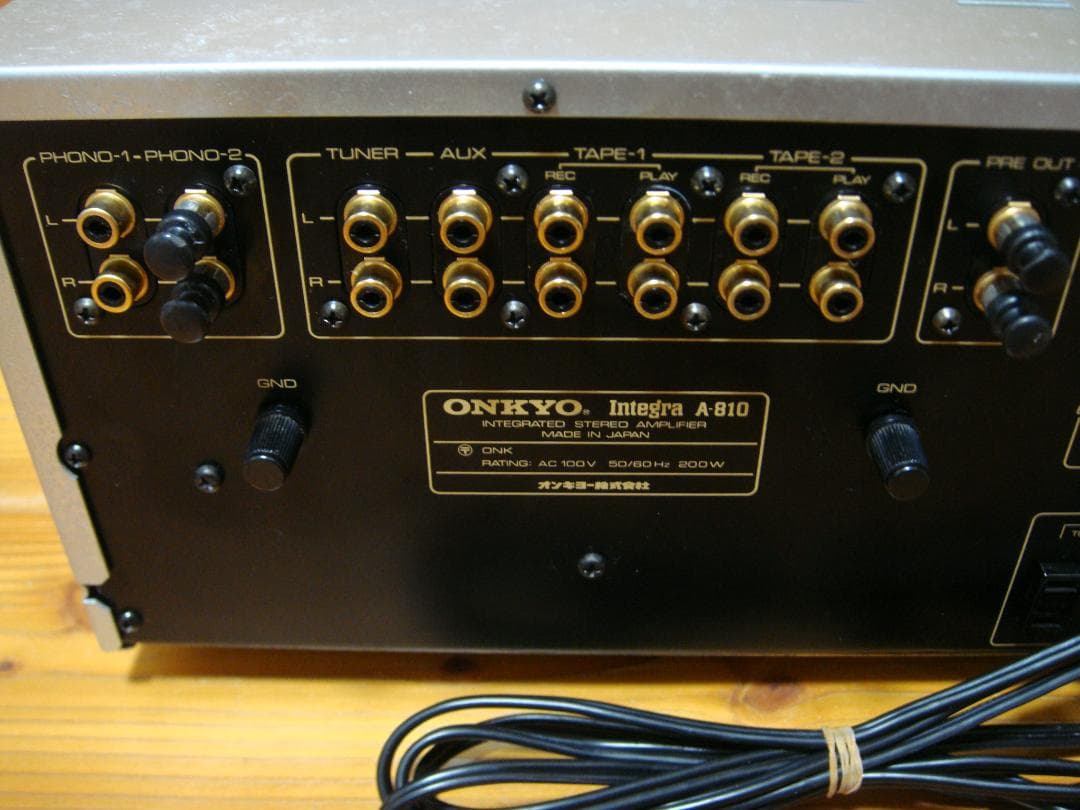 整備済 ONKYO オンキョー プリメインアンプ Integra A-810