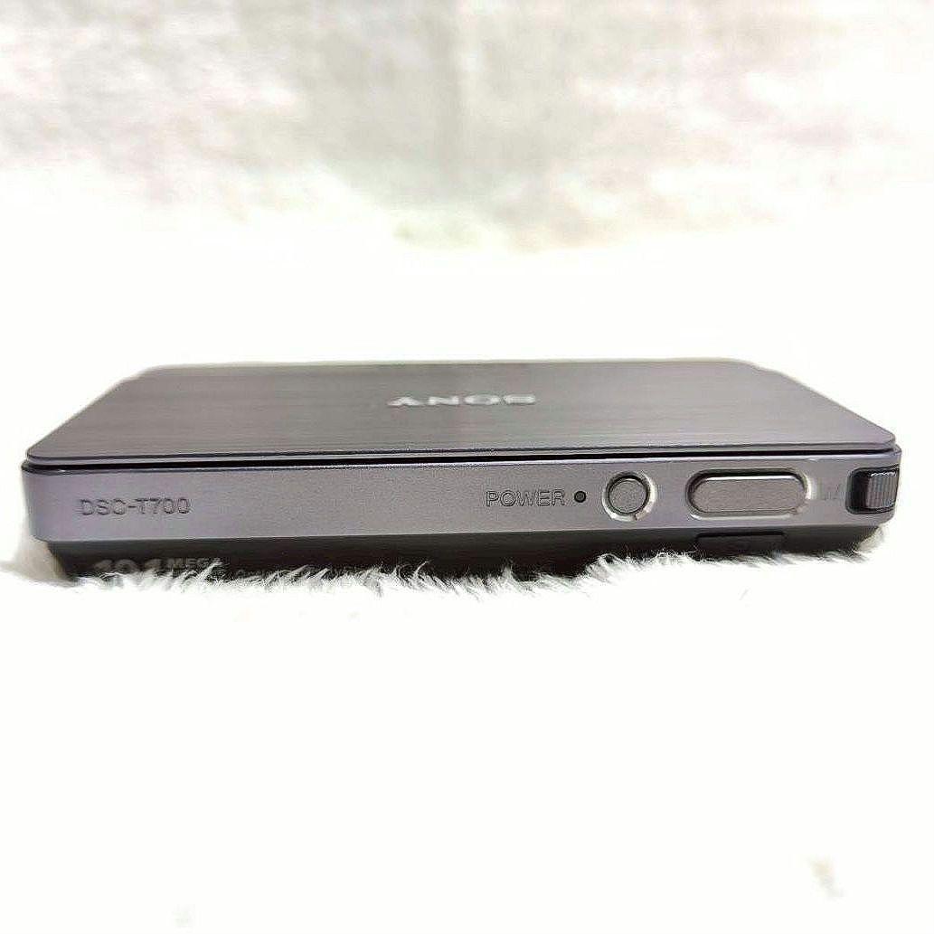 美品✨ SONY Cyber-shot DSC-T700 グレー デジカメ