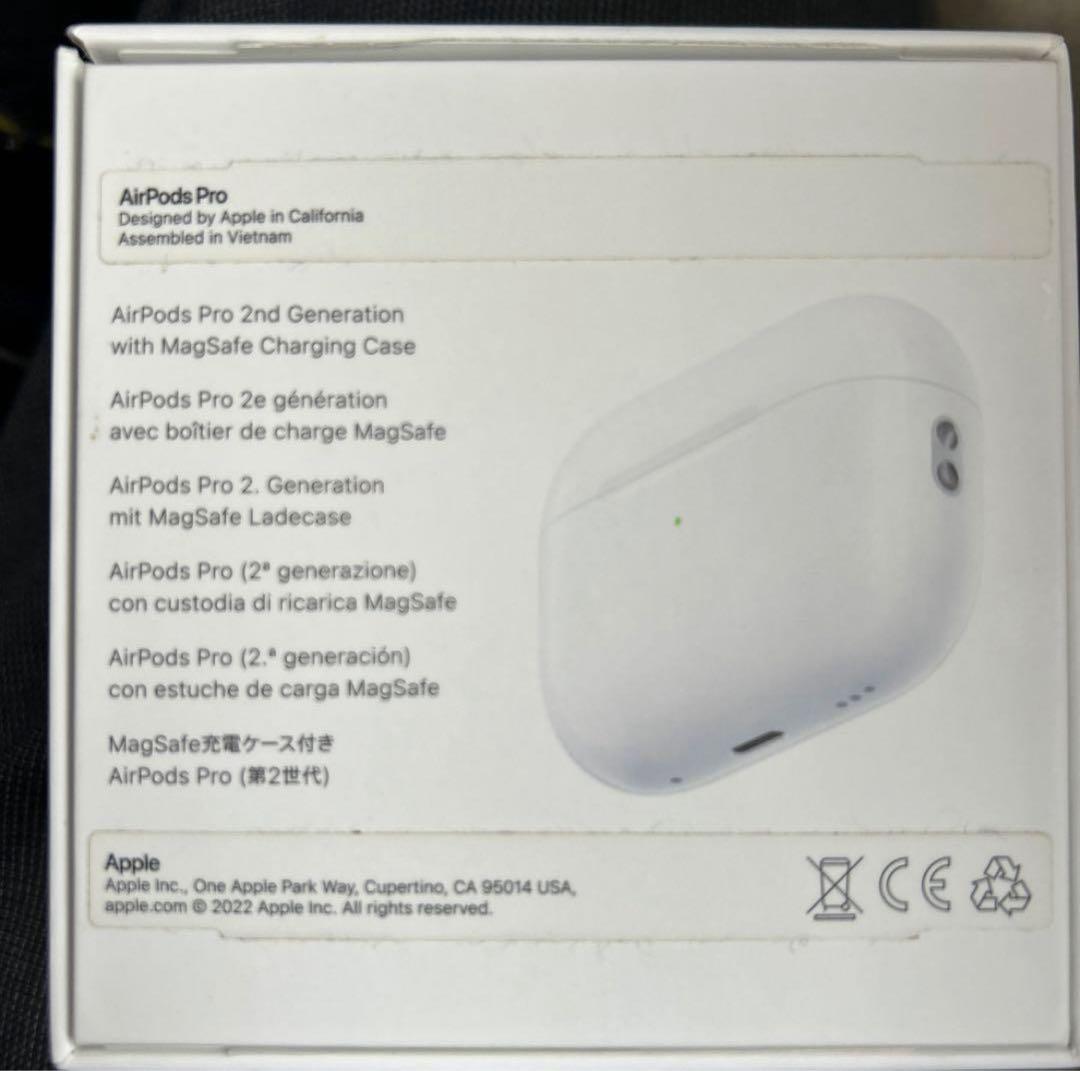 Apple AirPods pro2世代本体　ホワイト‼️