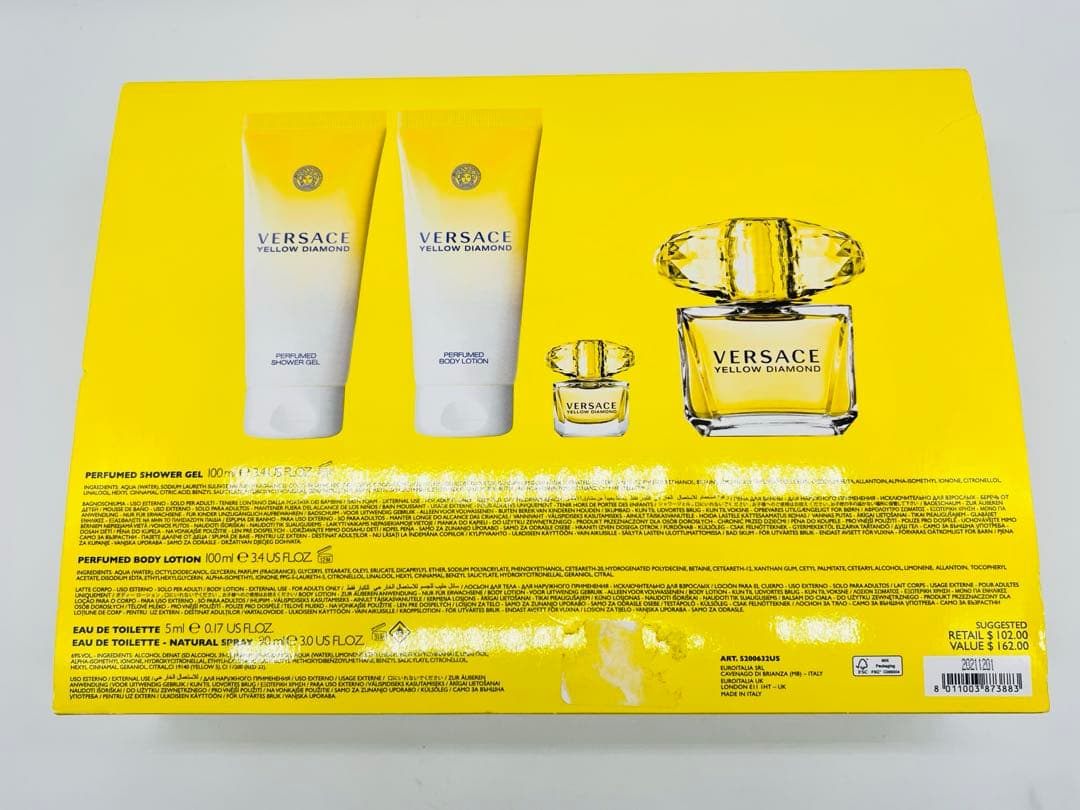 未使用品　VERSACE YELLOW DIAMOND 香水 ボディーケアセット