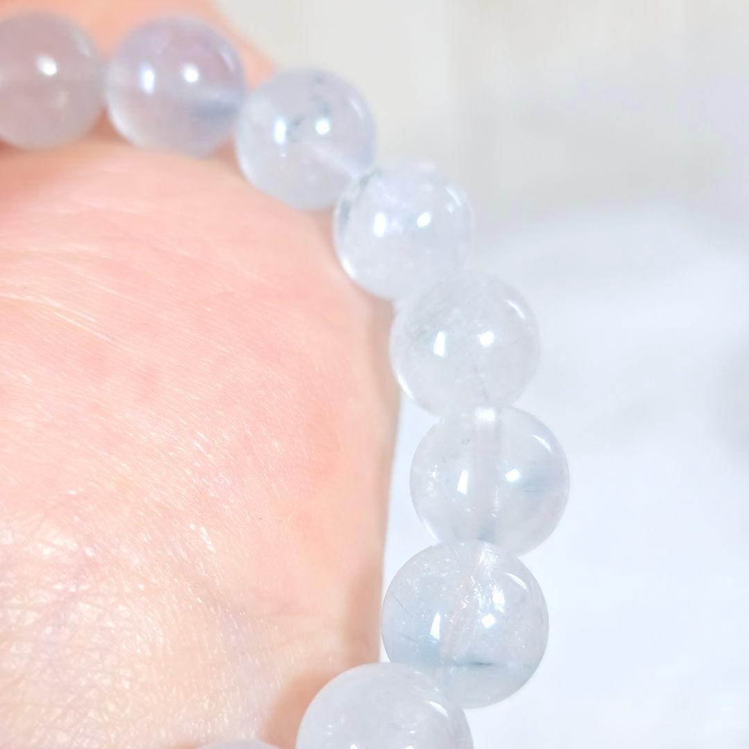 天然石 ブルーラビットヘアルチルクォーツ ブレスレット