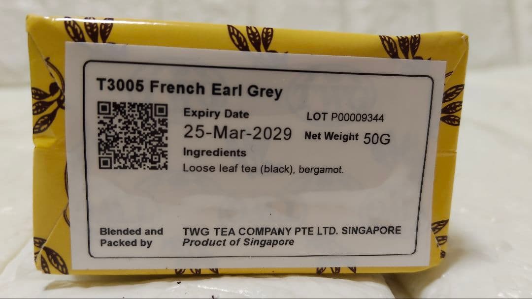 TWG Tea ストロベリー・フレンチアールグレイ・1867ブラックティー50g