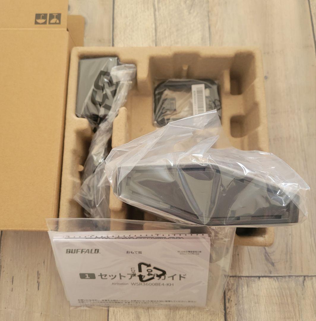 新品未使用　Wi-Fiルーター　BUFFALO　WSR3600BE4-KH