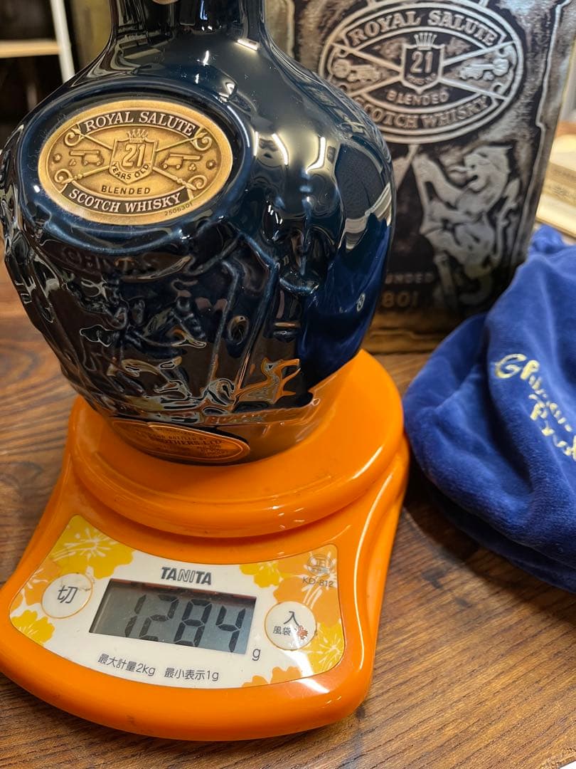  Salute 21年 スコッチウイスキー 青　未開栓　箱あり