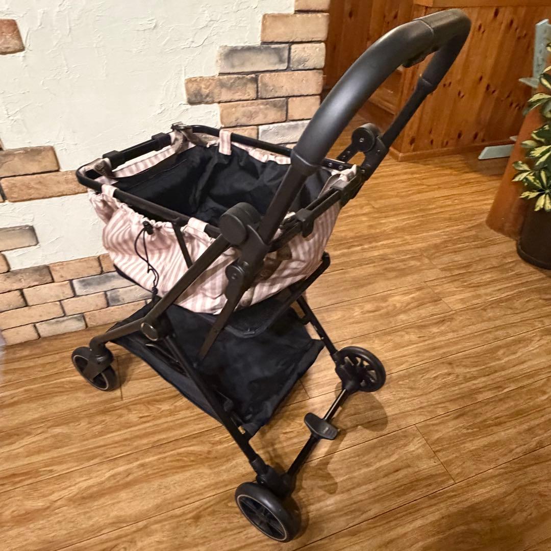 美品 mysmooi ショッピングカート エレガント　ゴールド ミスモーイ