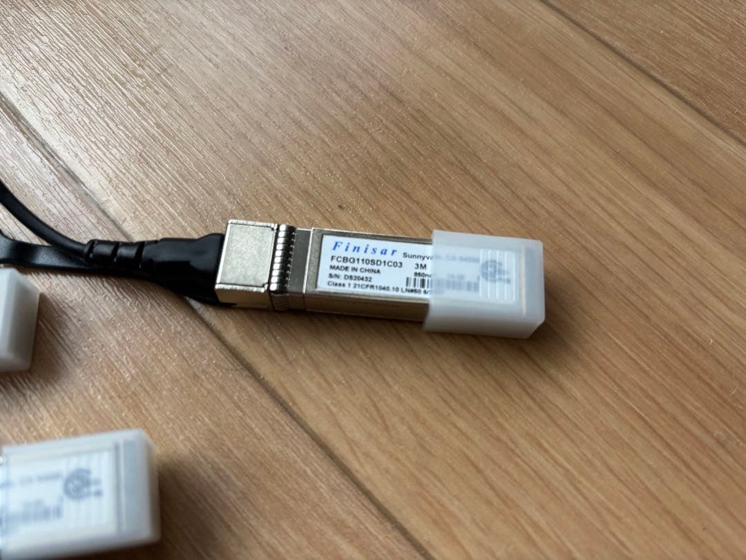 X520-DA2 10G SFP+ 新品3m AOCケーブル2本 セット