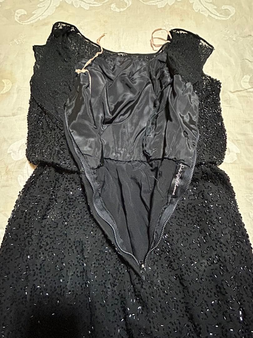 Saks Fifth Avenueヴィクトリアンヴィンテージビーズドレス