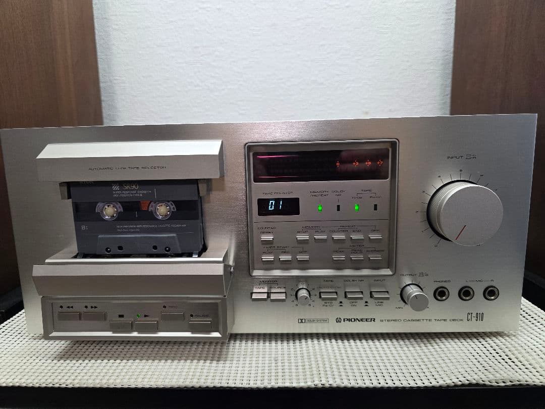 Pioneer CT-910 カセットデッキ 動作品