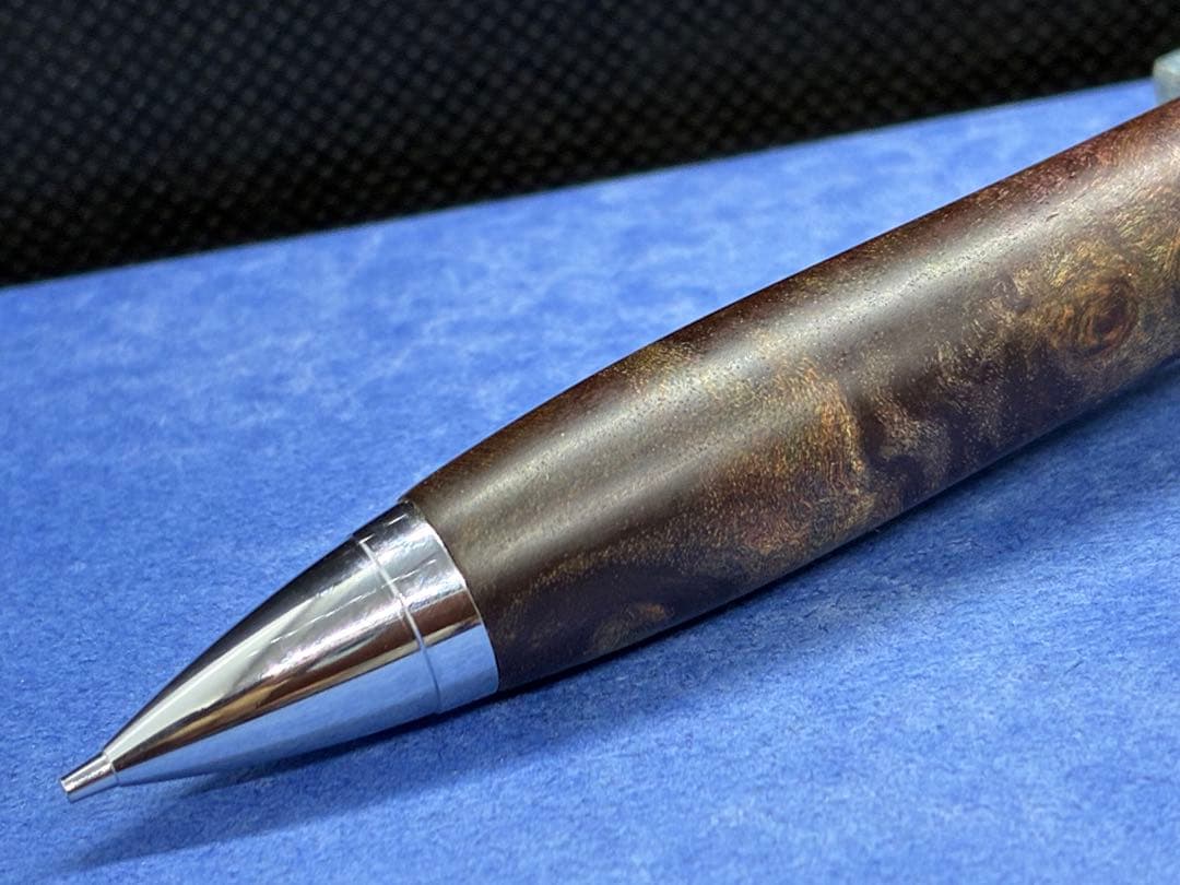 【早い者勝ち】メープルスタビライズドウッド　加藤金属　シャーペン0.５　木軸ペン