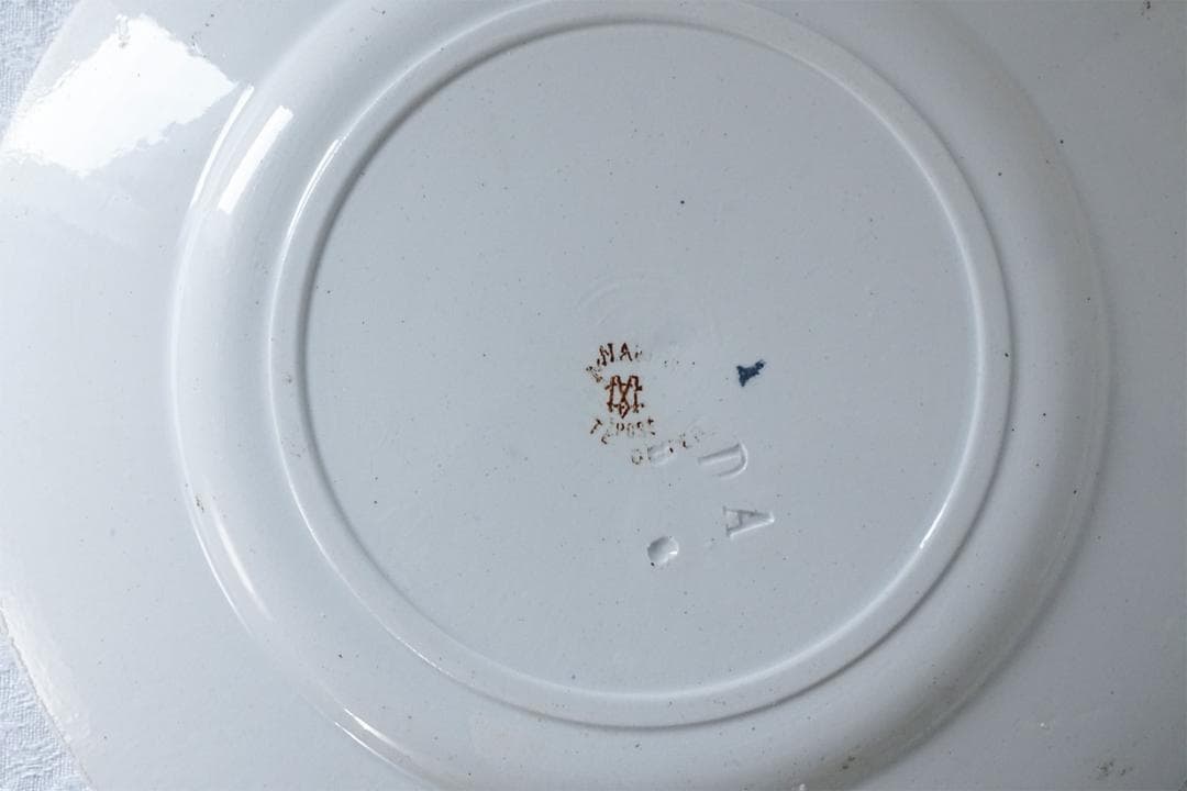 フランス　クレイユモントロー　MIGNARDISE　デザート皿　20.8cm　②