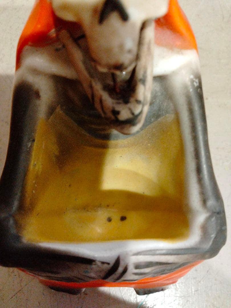 50s 死神　スカル　ドクロ　ビンテージ オレンジ