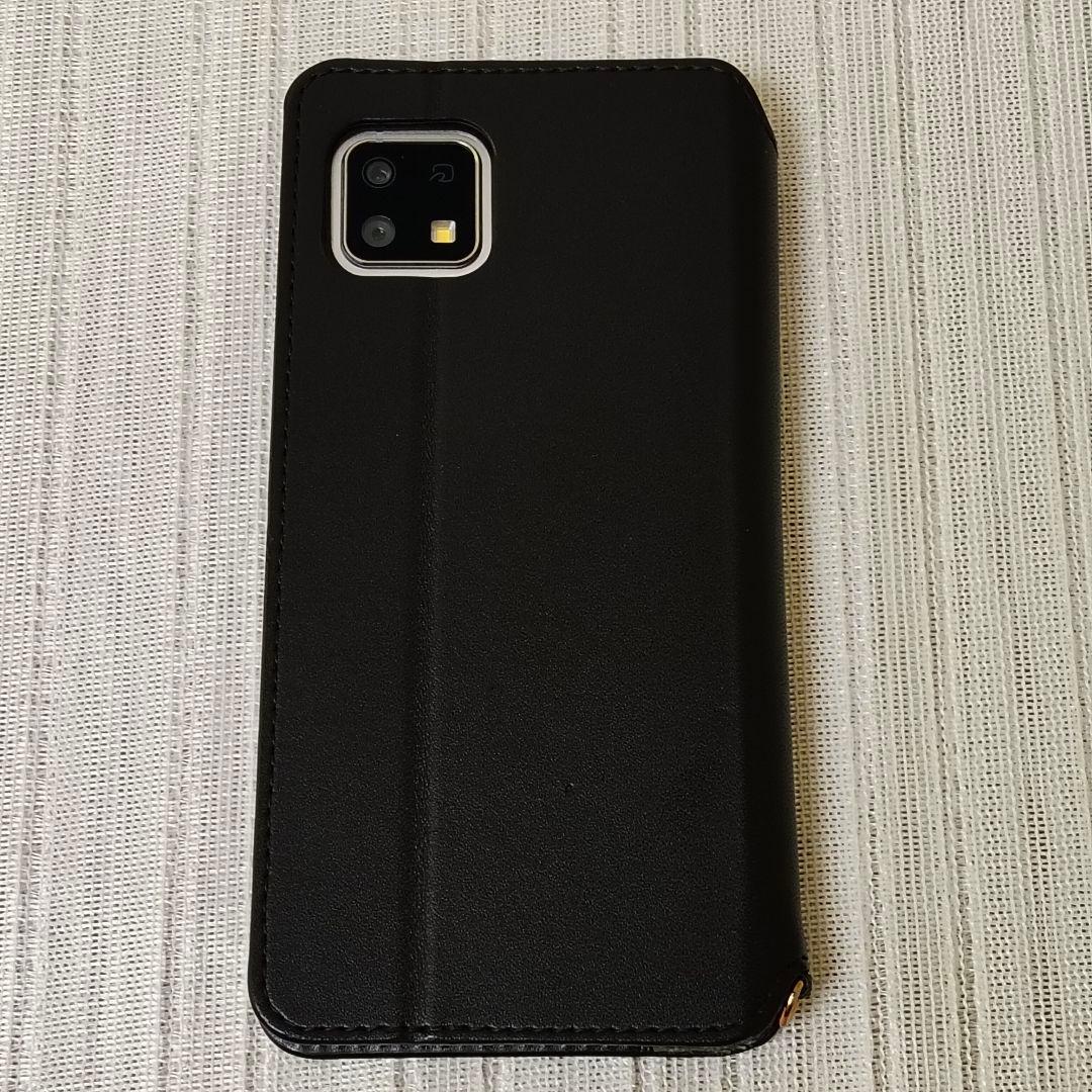 AQUOS sense4 lite シルバー ガラスフィルム・手帳型ケース付き
