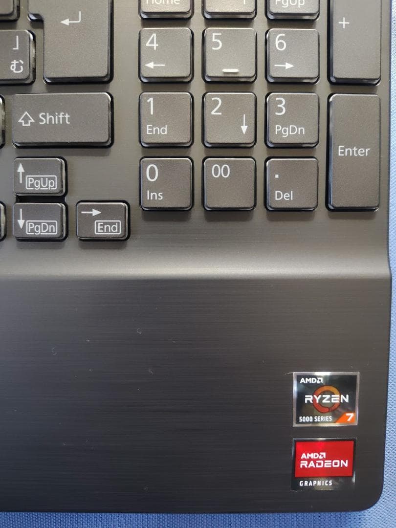 Windowsノート本体 AH50/TH Ryzen7 5700U/512G/16G/B.R/Office