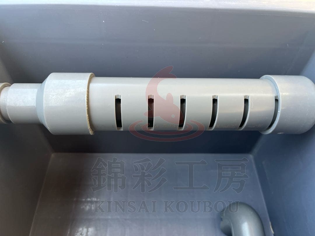 高性能ろ材2段付き　大型水槽用フィルター　沈殿物理生物一体型オーバーフロー濾過槽