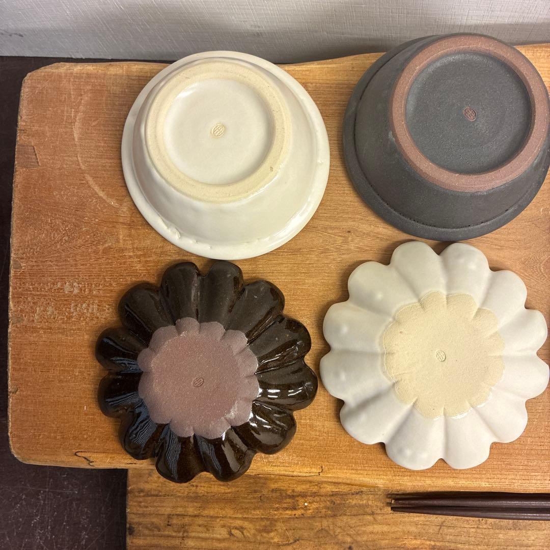 juju新品　陶器　陶芸作家　豆皿10個　126