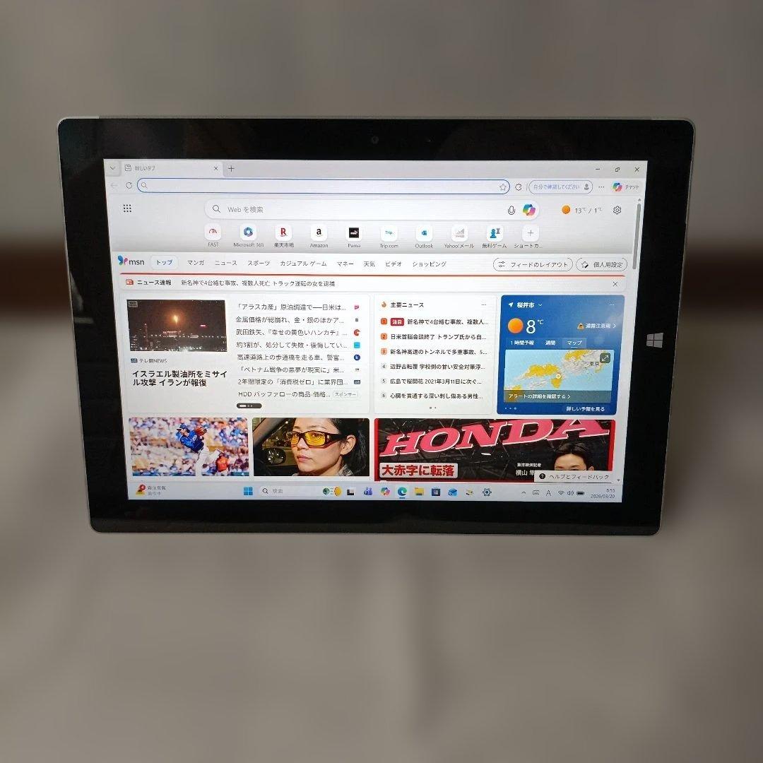 Microsoft Surface 3 1645 4GB 128GB 2021付