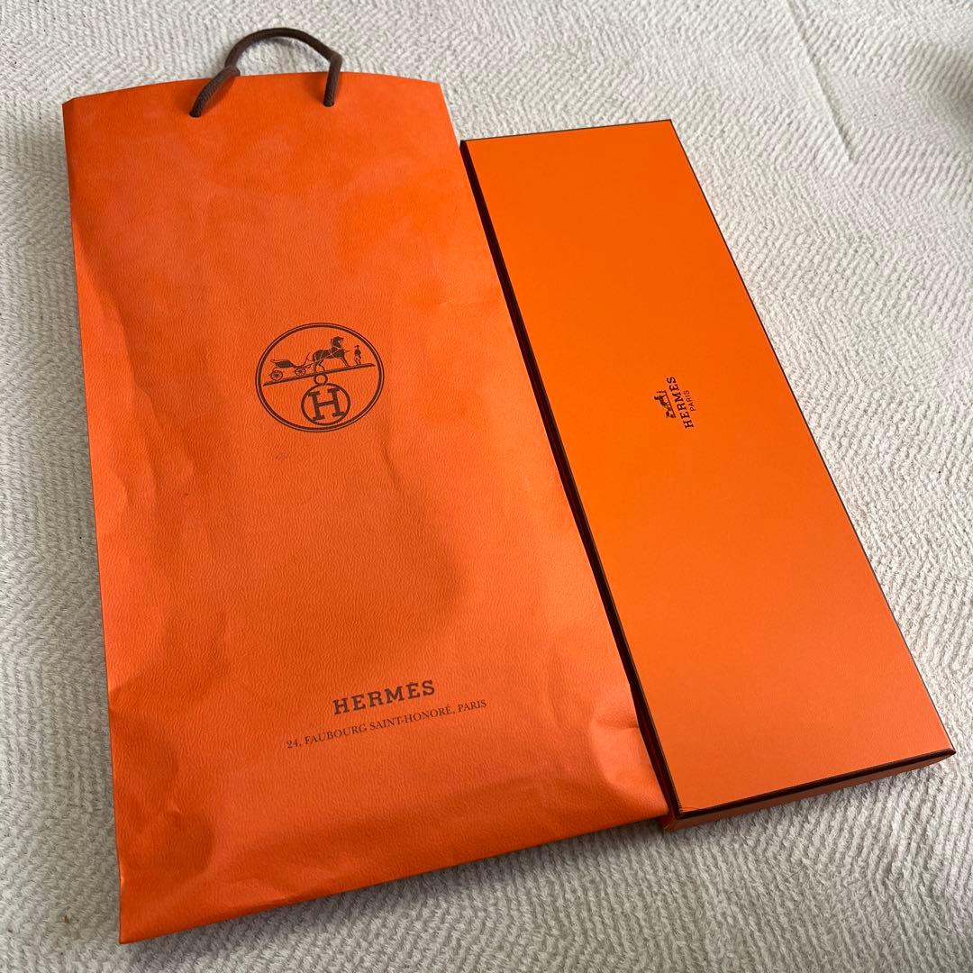 HERMES 空箱 オレンジ ギフト箱 長方形