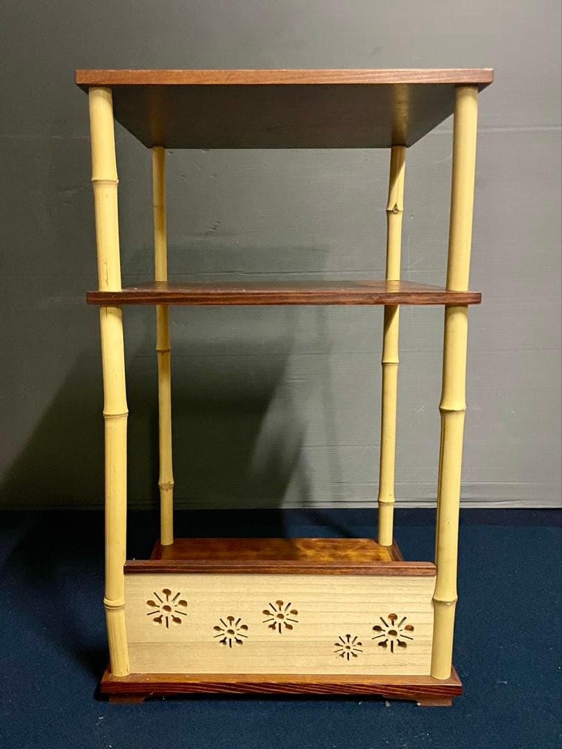 割引❗️【美品】「祖」 表千家 鵬雲斎好 三和棚 塗師 泰軒 共箱 （F三和）
