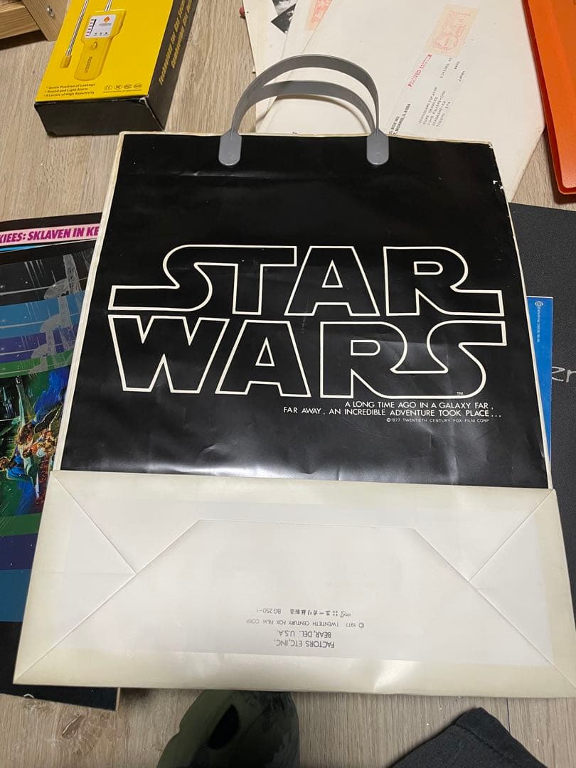 1977 STAR WARS 正規ライセンス紙袋 ユーガリ社製 販促用