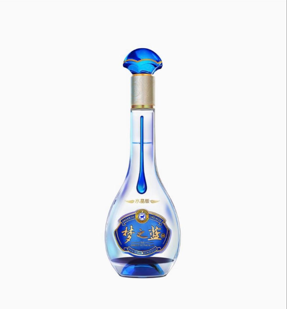 【新品未開封】梦之藍 水晶版40.8度 550ml (白酒)