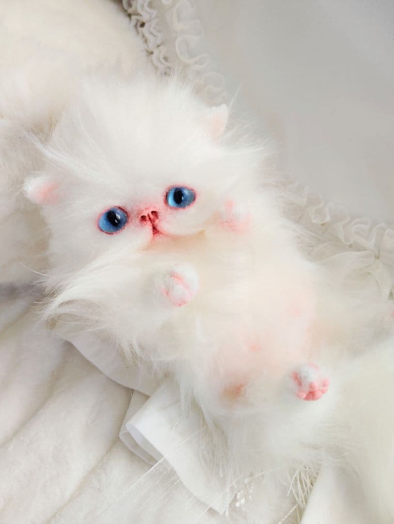 子猫のぷーたん❤エキゾチック♡お腹ぽっこり♡アートドール♡ぬいぐるみ♡