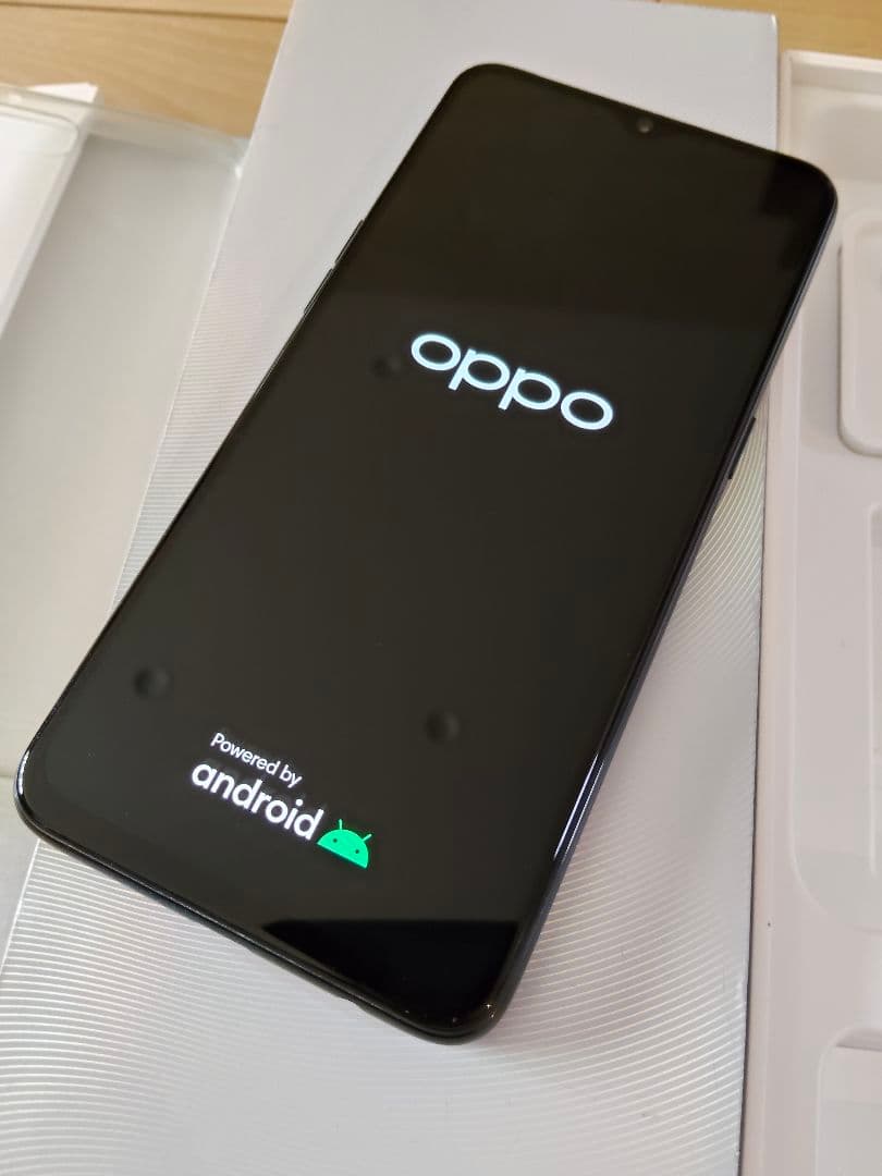 美品 OPPO Reno A SIMフリー シムフリー オッポ ブラック 黒