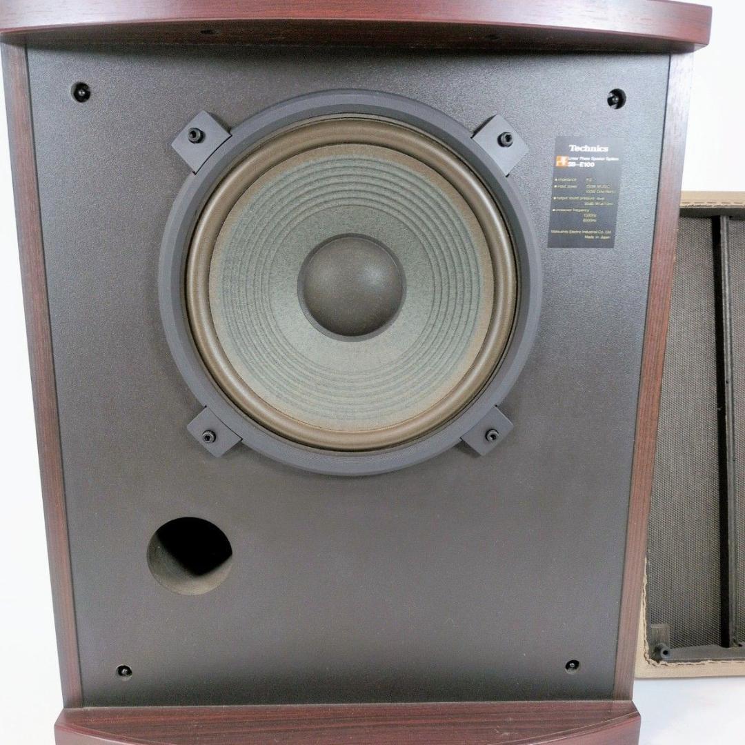 ①Technics テクニクス SB-E100 ペア スピーカーシステム