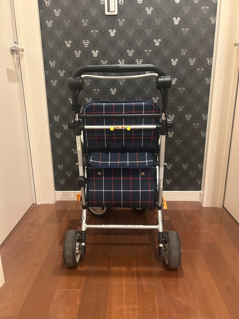 幸和製作所 TacaoF ST-07 シルバーカー ネイビーチェック