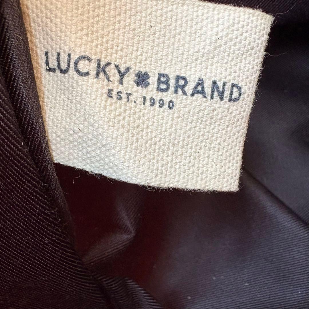 【1990s】LUCKY BRAND カゴバッグ マルシェバスケット
