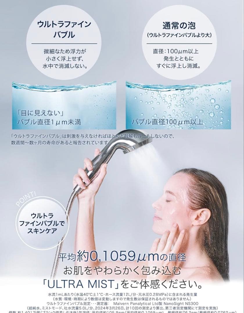 BIYOUDE BIYOU BUBBLE SPA シャワーヘッド・シャワーホース