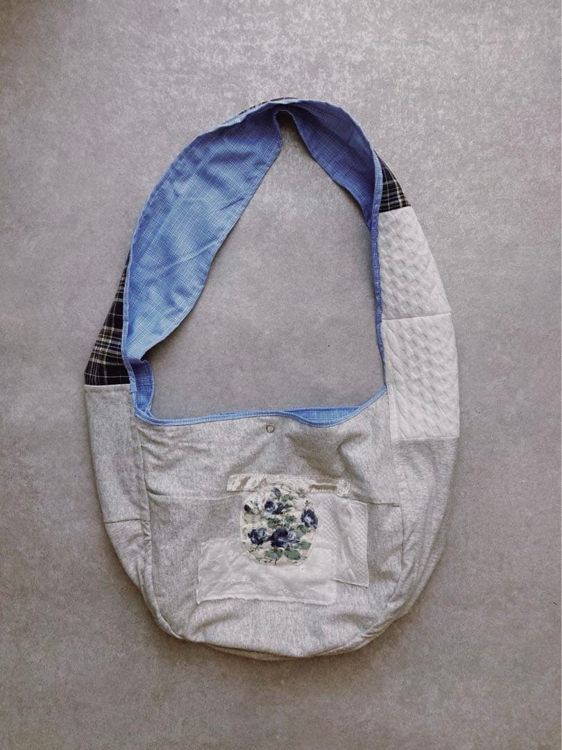 miy 花柄ショルダーバッグ ラムネ色ナップサック2点