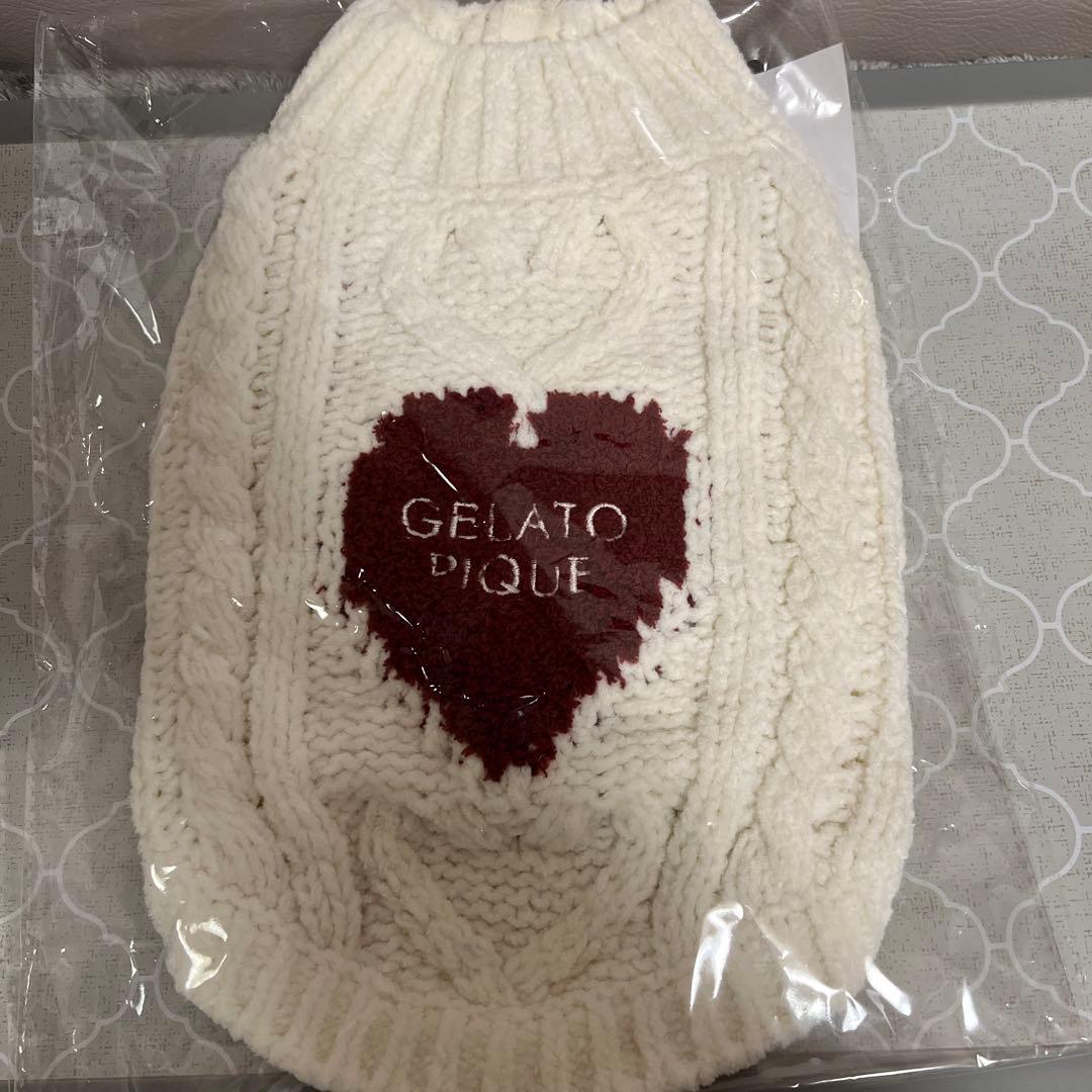 ジェラピケValentineハートアランハイネックプルオーバー