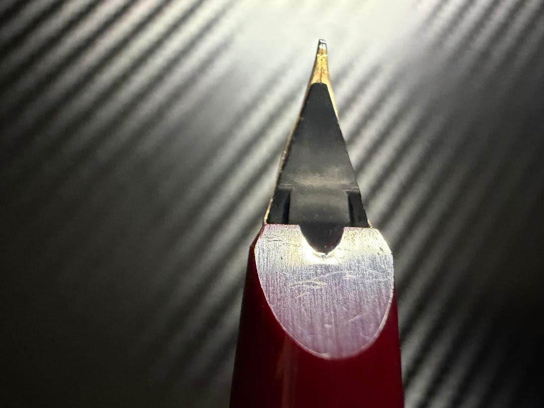 美品 モンブラン 万年筆 No.320 ボルドー EF 極細字