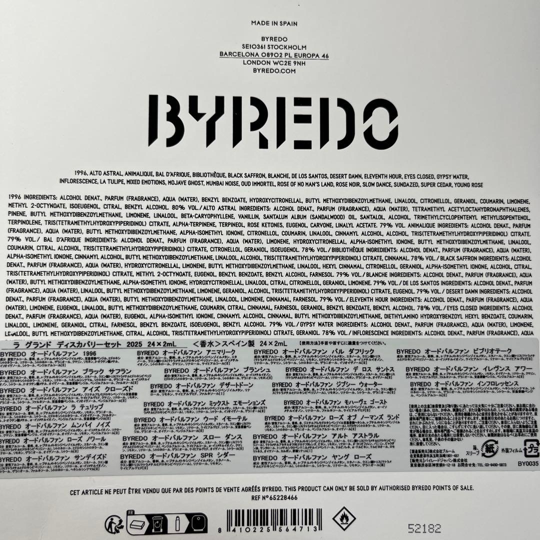 BYREDO ディスカバリーセット　※一部欠品有り
