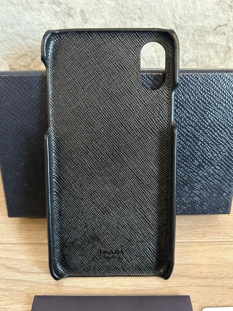 翌日発送❗️PRADA リング付き iPhoneXSケース※箱付き
