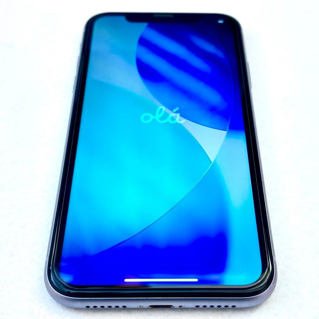iPhone 11 256GB パープル SIMフリー BT85%目立った傷なし