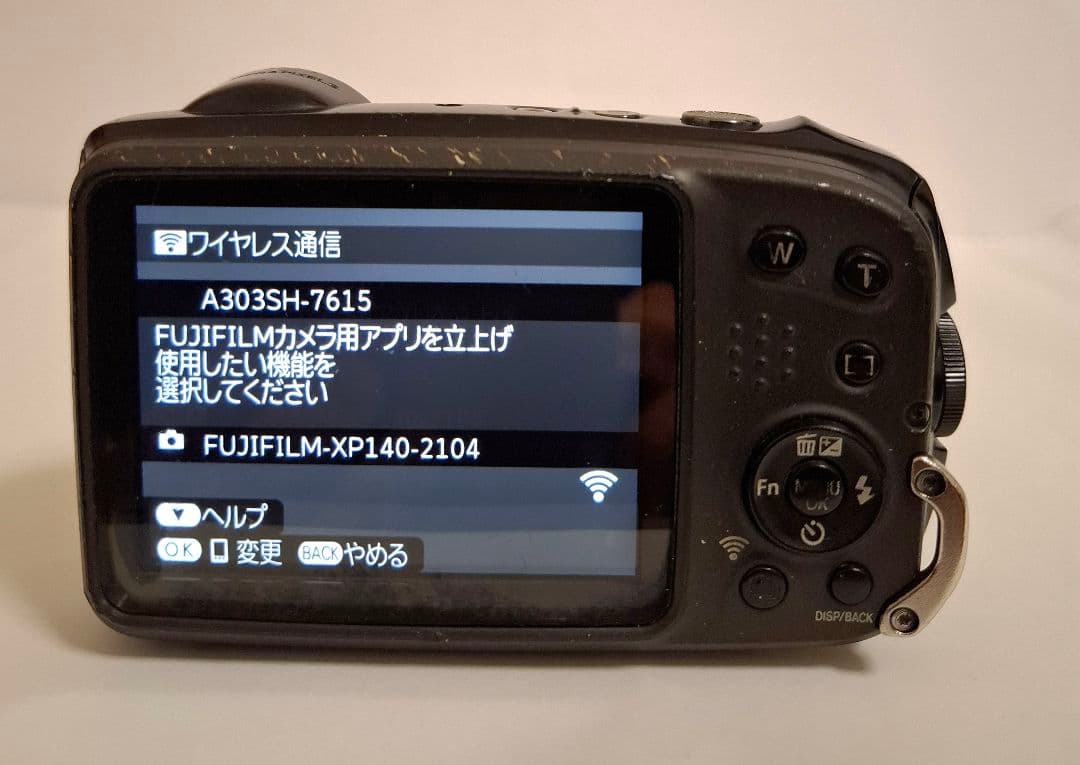 ジャンク品 スマホに転送可能 Finepix XP140 コンデジ