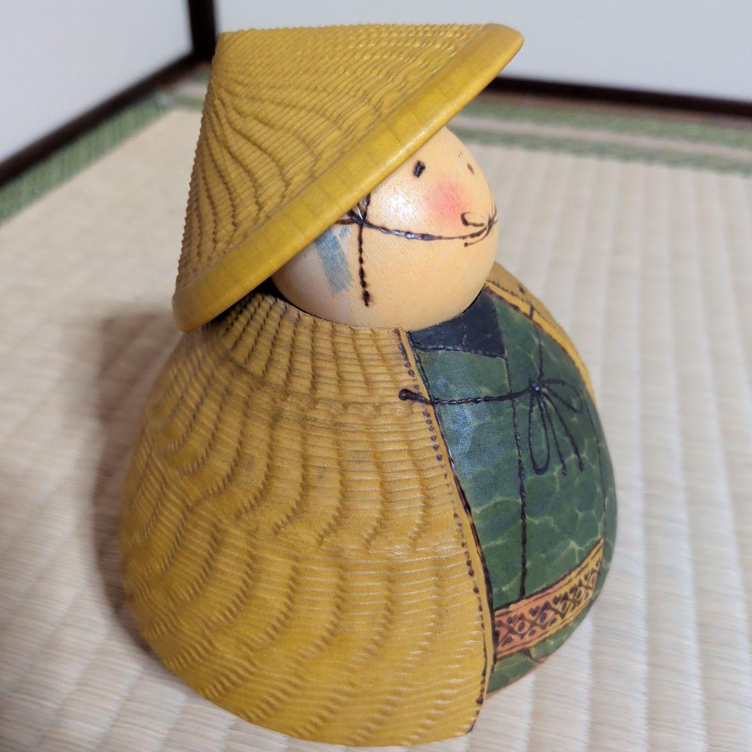 関口三作 創作こけし「幾山河」現代の名工 内閣総理大臣賞受賞 伝統工芸 銘有